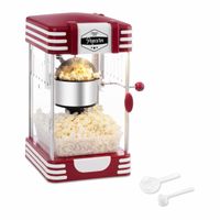 popcornovač bredeco - retro design 50. let - červený