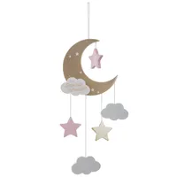 Ozdobný přívěsek pro miminko Pink Moon