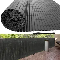 Jopassy PVC plot na ochranu súkromia zástena na ochranu súkromia záhradný plot zástena na ochranu súkromia vetrolamy na balkón a terasu, sivá 80x400cm