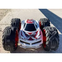 Exost Funkgesteuertes Spielzeug-Stuntauto Gyrotex Rot 1:12