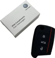 Originálne puzdro na kľúče VW GTI Silikónový kryt kľúčov pre VW Golf 7 VII