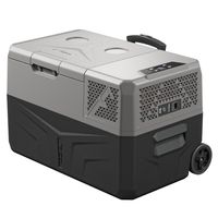 Yolco BCX30 Grey Elektrische Kompressor-Kühlbox, App Steuerung per Bluetooth, 12/24 V und 230 V, für Auto, LKW, Boot, Camping Kühlschrank