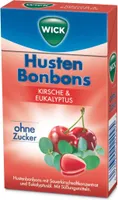 WICK Hustenbonbon Wildkirsche und Eukalytus Bonbons ohne Zucker 46g