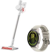 Xiaomi Mi Vacuum Cleaner G10 Akku-Stielstaubsauger Handstaubsauger - Weiß Mit  Mi Watch (Beige)