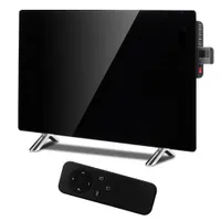 Elektryczny konwektor szklany szklany grzejnik kryształowy grzejnik elektryczny grzejnik elektryczny WiFi LED z pilotem 600W