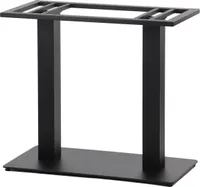 Doppel-Tischgestell aus Metall SH-5003-3, für Büro, Hotel, Restaurant, Maße 80x40x72 cm, Schwarz