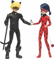 Miraculous Ladybug und Cat Noir,ca. 26cm