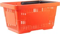 Einkaufskorb mit 1 Bügel, 21 Liter, orange