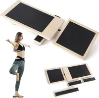 Fußstrecker aus Holz und multifunktionales Einbein-Balanceboard zur Verbesserung der Stabilität und zur Vorbeugung von Sportverletzungen