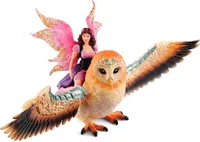 Schleich Bayala Elfe auf Glitzer- Eule 70713