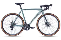 WYNN Gravelbike Gravel 28 Zoll GRL1.0 grün Rahmenhöhe 58 cm Damen Herren 14 Gänge mech. Scheibenbremse