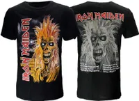 Iron Maiden First Album Tracklist T-Shirt – offizielles Merchandise -  L
