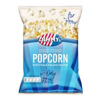 Jimmy's Popcorn Salz Mini-Taschen 21 Taschen x 17 Gramm