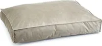 Designed by Lotte Nalino Liegekissen - Hund - Samt - grau - 100x70x15 cm