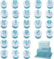 26 Stk Buchstaben Ausstecher für Fondant, Großbuchstabe, Zuckerplätzchen Ausstecher Backzubehör Ausstecherset, Auswerferstempel, wiederverwendbar, Backzubehör Keks