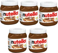 Nutella lískooříškový nugátový krém oříškově čokoládový 450g 5 balení