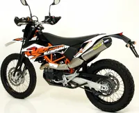 Tłumik tylny Arrow Race-Tech aluminiowy, karbonowa zaślepka z homologacją do KTM Enduro / R 690 ccm rok 2008 - 2014