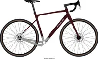 Fuji Jari 1.3 Gravelbike 28 Zoll Gravel Bike Damen und Herren ab 150 cm Road Bike Graveler Bike Cyclocross Fahrrad 20 Gang Shimano GRX, Farbe:matte mahogany, Rahmengröße:54 cm
