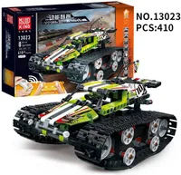 Mould King 13023 Stunt Racer grün mit Fernsteuerung