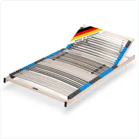 CUBEsleep Pure Eco 7-Zonen Lattenrost 80 x 200 cm Kopfteil verstellbar, fertig montiert