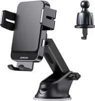 Bezprzewodowa ładowarka Joyroom Qi 15W Automatyczny uchwyt samochodowy na deskę rozdzielczą / kratkę wentylacyjną Czarny (JR-ZS219)