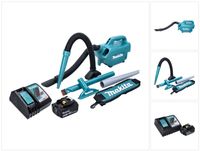 Makita DCL 184 RT1 Akku Staubsauger 18 V 54 mbar 0,5 l + 1x Akku 5,0 Ah + Ladegerät