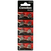 Camelion CR1216-BP5 Nicht wiederaufladbare Batterien Lithium, Button/Coin, CR1216, Edelstahl, Blister 