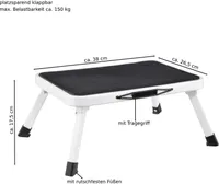 Einstufiger Tritt Stufe Tritthocker Klapptritt Hocker Erhöhung