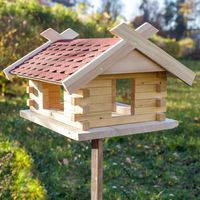 Kinder Bastelset ab 8 Jahren Vogelhaus Futterhaus 3D Holz Steckbausatz Bausatz 