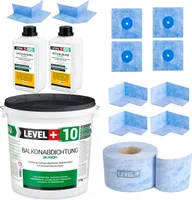 Hydroizolačná súprava Hydroizolačná malta 2K 20kg Základný náter 2l Páska B04 25m Rohy, manžety Level+ SET29