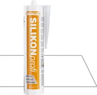 1x Silikon Kartusche, S-Polybond® SILIKONprofi Transparent | Alkoxy- Silikon 310ml Silikon Kartusche Dichtstoff für Innen-und Außen Sanitär, Küchenbereich, Bausilikon, uvm. MEKO frei