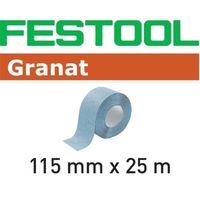 Festool Schleifrolle Granat 115 x 25 m P120 GR 201107 für Handschleifmittel