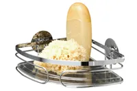 WENKO Eck Ablage Dusch Korb Halter Badezimmer Edelstahl TurboFIX ohne bohren