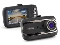 Caliber Dashcam mit 3-Zoll-Bildschirm und 3,0-Megapixel-Kamera - Schwarz (DVR225ADUAL)