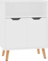 Kredens biały 60x30x72 cm materiał drewnopochodny