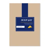 SCANquilt prostěradlo JERSEY ELASTIC LYCRA oříšková 95% dlouhovlákná česaná bavlna 5% elastan 140 x 200 cm