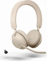 Jabra Evolve2 65 USB-C Beige UC Stereo JABRA Produktfarbe: Beige, Produkttyp: Kopfhörer, Übertragungstechnik: Kabellos, Tragestil: Head-band, Empfohlene Nutzung: Büro, Position Kopfhörerlautsprecher: Ohraufliegend, Mikrofon-Typ: Boom