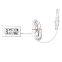 Tragbares Mini -LCD -Thermometer -Hygrometer -Temperaturfeuchtigkeitsmesser Sonde-Weiss