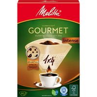 Melitta Gourmet intense Kaffeefilter Filtertüten 1x4 braun 80 Stück