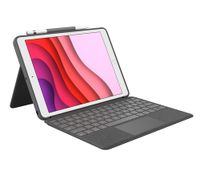 Logitech Combo Touch, QWERTY, Nordisch, Touchpad, Mini, 1,8 cm, 1 mm