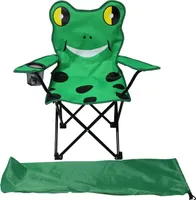 Kinder Anglersessel Campingstuhl Getränkehalter + Tasche Motiv Frosch
