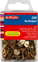 Szpilki kreślarskie Herlitz mosiężne średnica: 9,0 mm wykonane z metalu 200 szt