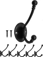 'FUXXER® - Klassische Garderoben-Haken, Kleider-Haken, Hut-Haken, Eisen-Haken, Metall-Haken, Gusseise'
