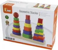 Viga Dřevěné kostky Skládačka Pyramidy