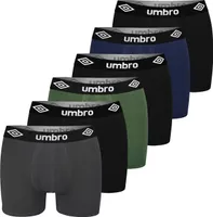 UMBRO Boxerky Pánske Bavlna 6 Balenie | Perfektné Pohodlie, Kvalita | Elastické, mäkké spodné prádlo pre mužov | Ideálny strih, XXL