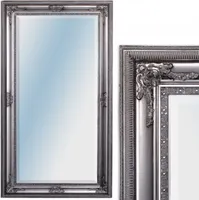 Wandspiegel EVE 180x100cm Barock Spiegel Antik-Silber