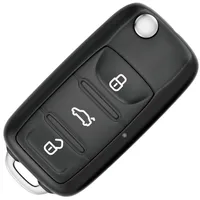 mt key Repair Reparatur Satz Auto Schlüssel Austausch Gehäuse mit 3 Tasten  + Batterie Kompatibel mit Klappschlüssel VW Polo 9N Bettle 9C Passat B5 EOS  1F Touran 1T: : Elektronik & Foto