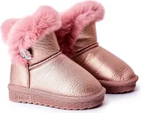 Fleecegefütterte Schneestiefel Pink Bessie 24