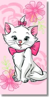 Disney Marie Badetuch Strandtuch Strandlaken 70 x 140 cm aus Baumwolle