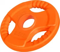 GORILLA SPORTS® Hantelscheiben - Einzeln 1,25-25kg / Set 30kg, 50mm, Gripper, Guss, Gummi - Gewichtsscheiben, Olympia Gewichte, Langhantel, Hantel